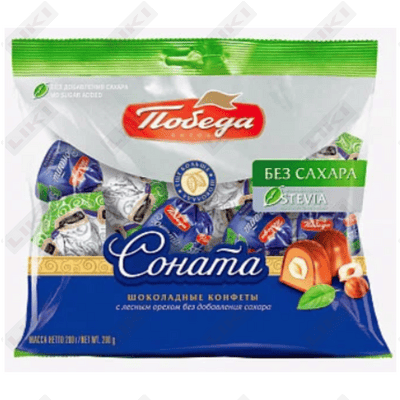 Конфеты шоколадные Победа Вкуса Соната с лесным орехом 200 г