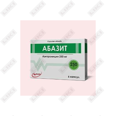 Abazit kapsulalari 250 mg №6 (blister)