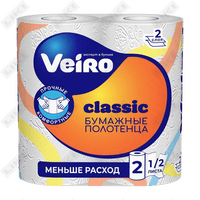 Viero Classic ikki qavatli qog'oz sochiqlar 2 dona.