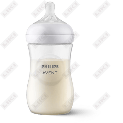 Бутылочка для кормления Avent Natural Response SCY903/01 пластиковая средний поток с 1 месяца 260 мл