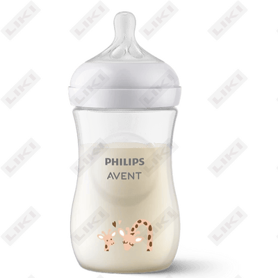 Avent natural Response scy903 / 66 oziqlantirish shishasi o'rtacha oqim 1 oydan 260 ml gacha