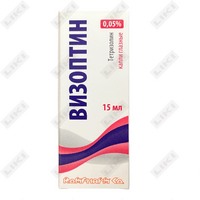 Visoptin ko'z tomchilari. 15 ml (shisha)