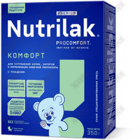 Sotib olish Aralash quruq sut Nutrilak Premium Procomfort tug'ilishdan boshlab Kolik, ich qotishi va ichak mikroflorasini normallashtirish uchun 350 g Aralash quruq sut Nutrilak Premium Procomfort tug'ilishdan boshlab Kolik, ich qotishi va ichak mikroflorasini normallashtirish uchun 350 g