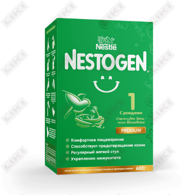 Смесь сухая молочная Nestogen Premium 1 с рождения 600 г