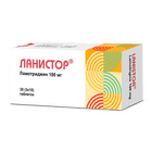 Купить Ланистор таблетки по 100 мг №30 (3 блистера х 10 таблеток) Ланистор таблетки по 100 мг №30 (3 блистера х 10 таблеток)