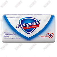 Safeguard sovuni klassik ko'zni qamashtiruvchi oq 90 g