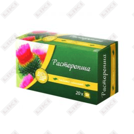 Sut qushqo'nmas quyoshi Oltoy o'simlik choyi 1,5 g №20 (filtr paketlari)