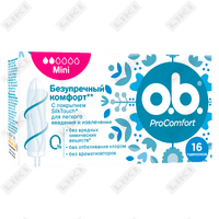 O. B. Procomfort mini 16 dona tamponlar
