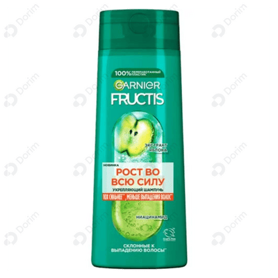Шампунь для волос Garnier Fructis Рост во всю силу для ослабленных волос склонных к выпадению 250 мл