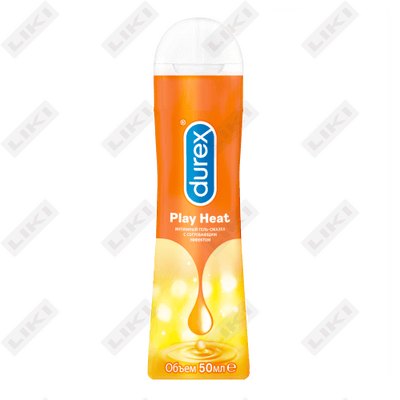 DuReX Play Heat samimiy yog ' jeli 50 ml issiqlik effekti bilan