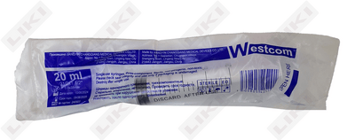 Westcom shpritsi 20 ml