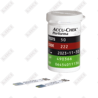 Accu-Chek Performa 100 dona glyukometr sinov chiziqlari