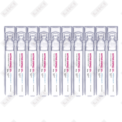 Natriy xlorid (Sodium chloride ) Dalhimfarm in'ektsiya uchun dozalash shakllarini tayyorlash uchun erituvchi 0,9%, 10 ml №10 (ampulalar)