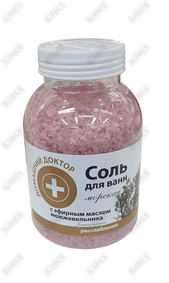 Соль для ванн Домашний Доктор с эфирным маслом можжевельника 1000 г