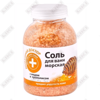 Купить Соль для ванн Домашний Доктор с медом и прополисом 1000 г Соль для ванн Домашний Доктор с медом и прополисом 1000 г