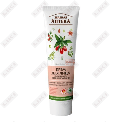 Yuz kremi Zelenaya Apteka Oziqlantiruvchi va tiklovchi 100 ml