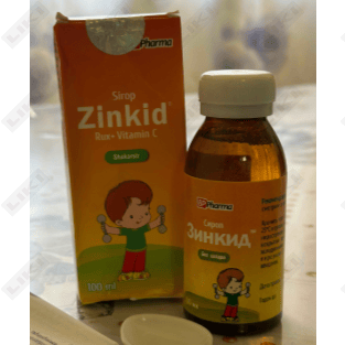 Zinkid siropi 100 ml (shisha)