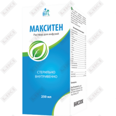 Макситен раствор д/инф. по 250 мл (флакон)