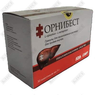 Орнибест гранулы д/внут. прим. по 5 г №30 (саше)