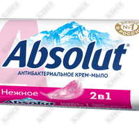 Крем-мыло Absolut 2 в 1 Нежное антибактериальное 90 г