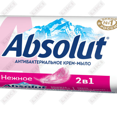 Крем-мыло Absolut 2 в 1 Нежное антибактериальное 90 г