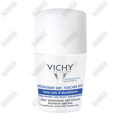 Дезодорант шариковый Vichy Dry Touch для женщин 24 часа защиты 50 мл