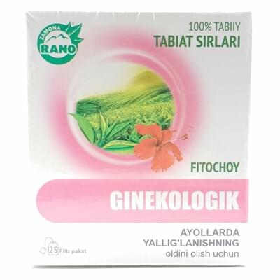 O'simlik choyi Sekreti prirodi   Ginekologik 1 g №25 (filtr paketlari)