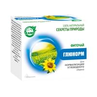 O'simlik choyi Sekreti prirodi Glunorm 1 g №25 (filtr qoplari)