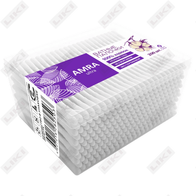 Ватные палочки Amra 200 шт.