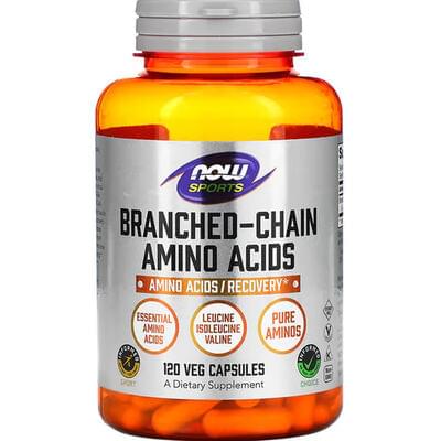 Now Sports BCAA аминокислота с разветвлёнными цепями капсулы №120