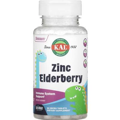 Kal Цинк со вкусом бузины таблетки №90