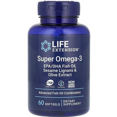 Life Extension Омега-3 Супер капсулы №60