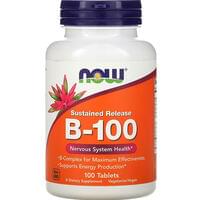 Sotib olish Now Витамин В-100 таблетки №100 Now Витамин В-100 таблетки №100