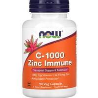 Now Витамин С и Цинк капсулы №90