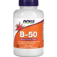 Sotib olish Now В-50 комплекс таблетки №250 Now В-50 комплекс таблетки №250