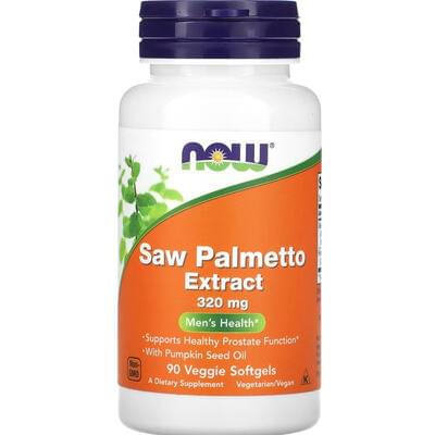 Now Saw Palmetto Со Пальметто мужское здоровье капсулы по 320 мг №90