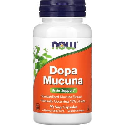 Now Dopa Mucuna Мукуна пекуча (Капикачху) капсулы №90