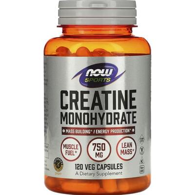 Now Sports Креатин моногидрат капсулы по 750 мг №120