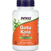 Купить Now Готу кола капсулы по 450 мг №100 Now Готу кола капсулы по 450 мг №100