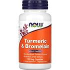 Now Куркумин и бромелайн капсулы №90