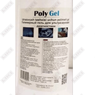 Гель для УЗИ Poly Gel высокой вязкости 1000 мл