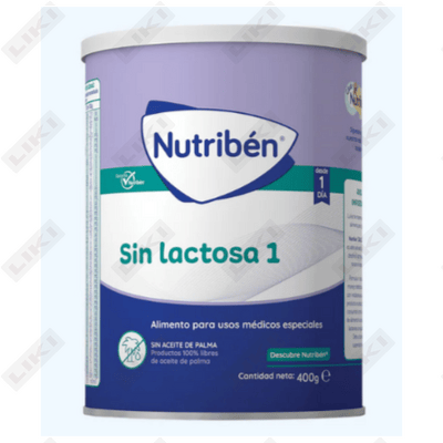 Смесь молочная Nutriben Sin Lactosa 1 безлактозная с рождения 400 г