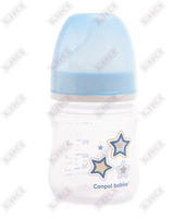 Бутылочка для кормления Canpol Babies Easy Start 35/239 антиколиковая с широким горлышком с рождения голубая 120 мл