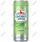 Вода минеральная Боржоми Limonati Тархун газированная банка 0,33 л