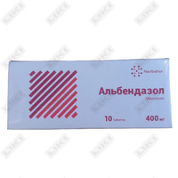 Альбендазол Navbahor таблетки по 400 мг №10 (блистер)