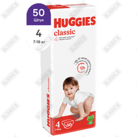 Sotib olish Подгузники Huggies Classic размер 4, 7-18 кг, 50 шт. Подгузники Huggies Classic размер 4, 7-18 кг, 50 шт.