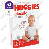 Sotib olish Подгузники Huggies Classic размер 5, 11-25 кг, 42 шт. Подгузники Huggies Classic размер 5, 11-25 кг, 42 шт.