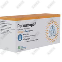 Респифорб капсулы д/инг. 320 мкг + 9 мкг / доза №60 (6 блистеров x 10 капсул)