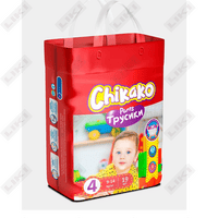 Подгузники-трусики Chikako Mini размер 4, 9-14 кг, 19 шт.
