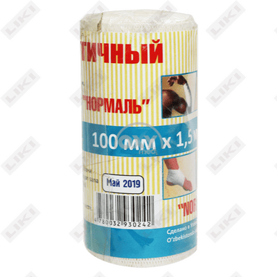 Bint elastik o'rta cho'zilgan 100 mm х 1,5 m